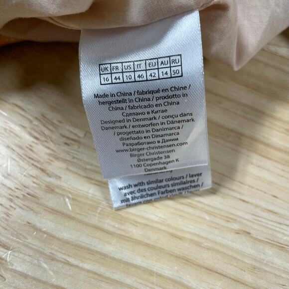 ROTATE BIRGER CHRISTENSEN NWT Cara printed midi dress Size 10 Cutout Puff Sleeve - Picture 11 of 13